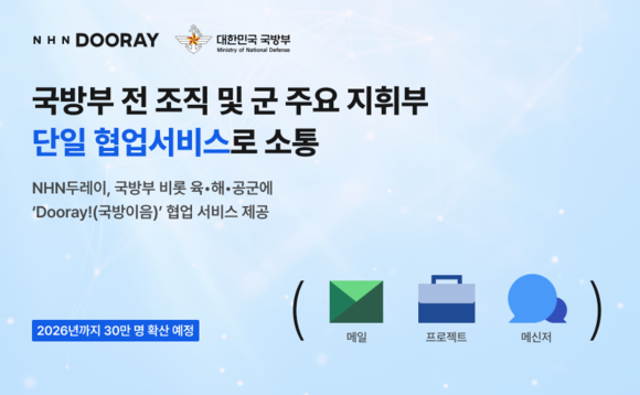NHN두레이, 육·해·공군에 ‘Dooray!’ 협업 서비스 제공