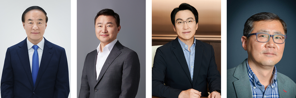 ▲(왼쪽부터) 전영현 삼성전자 부회장, 노태문 사장, 윤장현 사장, 박홍근 사장 / 사진=삼성전자 삼성전자, 2026년 사장단 인사…전영현·노태문 2인 체제