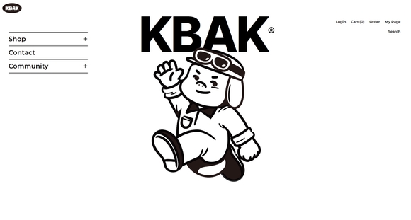 ▲곽튜브 패션 브랜드 ‘끄박’ D2C 쇼핑몰 홈페이지 / 사진=카페24 카페24, 여행 크리에이터 ‘곽튜브’ 콘텐츠 커머스 진출 지원