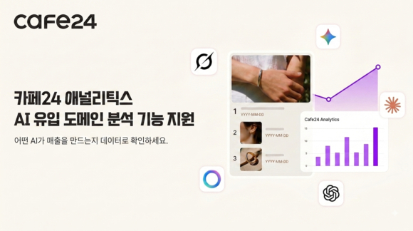 카페24, AI별 쇼핑몰 유입·매출 분석 기능 추가…“AI도 새로운 커머스 채널”