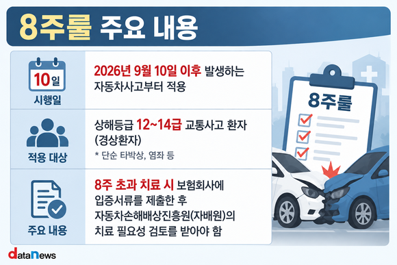 8주룰 시행 앞둔 자동차보험, 손해율 개선 기대