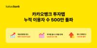 카뱅, 투자탭 누적 이용자 543만 명…펀드 판매 잔고도 1.8조 돌파