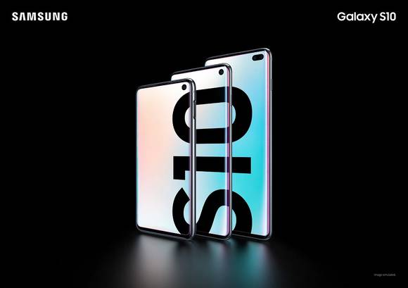 ▲‘갤럭시 S10e’, ‘갤럭시 S10’, ‘갤럭시 S10+’ / 사진=삼성전자