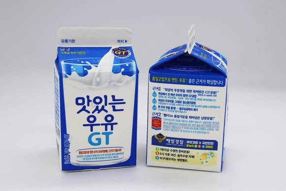 ‘맛있는 우유 GT 200ml’ 제품에 ‘물놀이 안전 3·6·9 캠페인’ 문구가 적용된 모습.(사진제공=남양유업)