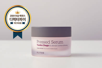 ▲블라이드의 베스트 셀러 제품, '프레스드 세럼 툰드라 차가'. (사진제공=블라이드)