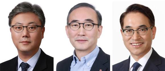 ▲2020년 상반기 IT서비스 업계 CEO 보수 1, 2, 3위인 박성하 SK㈜ C&C 사장(왼쪽부터), 김영섭 LG CNS 사장, 홍원표 삼성SDS 사장