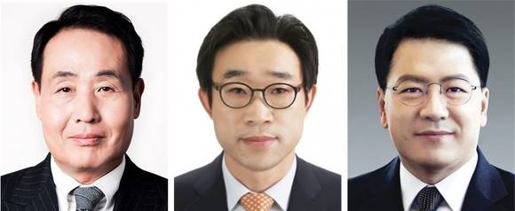 ▲올해 큰 기대를 안고 현대백화점그룹의 주력 계열사 대표이사에 오른 CEO 3인방이 상반기 엇갈린 성적표를 받았다. (왼쪽부터) 김형종 현대백화점 대표, 윤기철 현대리바트 대표, 김민덕 한섬 대표