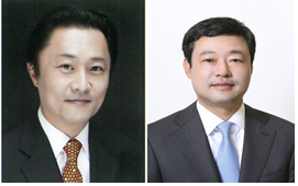 ▲지영조 현대자동차 전략기술본부장 사장(왼쪽)과 지동섭 SK이노베이션 배터리사업 대표