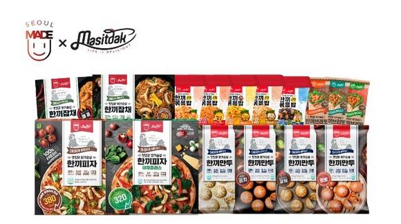 ▲서울메이드 X 맛있닭 행복한끼 16종 패키지 / 사진=푸드나무, 서울메이드