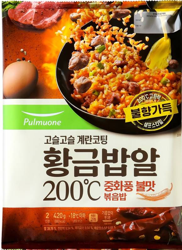 ▲풀무원의 ‘황금밥알 200℃ 중화풍 불맛 볶음밥’ / 사진=풀무원