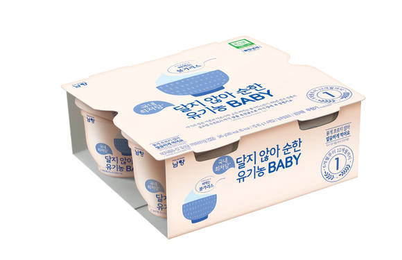 ▲남양유업의 달지 않아 순한 유기농 베이비 1단계 / 사진=남양유업