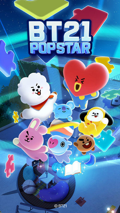 ▲선데이토즈의 신작 모바일 퍼즐 게임 ‘BT21 팝스타’ / 사진=선데이토즈
