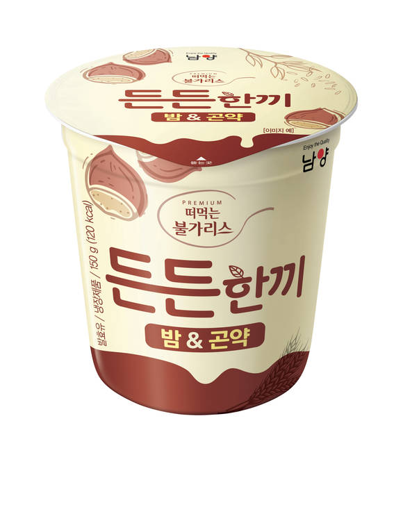 ▲남양유업의 '든든한끼 밤&곤약' 낱개 / 사진=남양유업