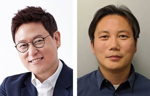 ▲데니스 홍 UCLA 교수(왼쪽)와 한보형 서울대 전기정보공학부 교수 /사진=KT