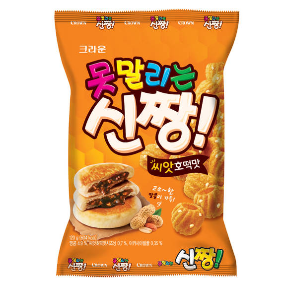 ▲크라운제과의 '신짱 씨앗호떡맛' / 사진=크라운해태제과