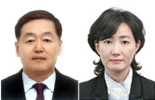 ▲정용석 경영지원부문 부사장(왼쪽), 이재경 PremierBlue본부장