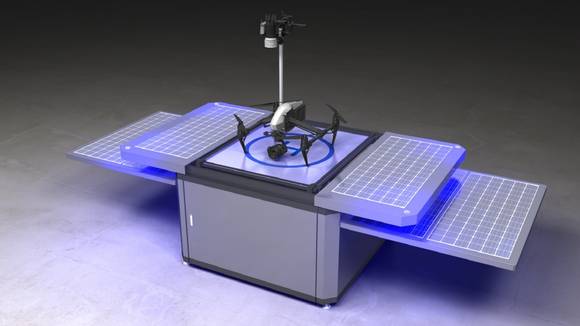 ▲한컴스페이스의 드론 무인 자동화 운영 시스템인 ‘드론셋(DroneSAT)’ / 사진=한컴스페이스