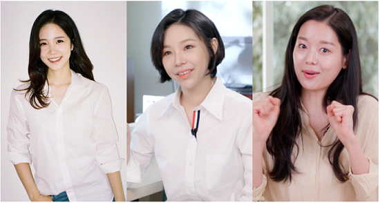▲클라랑스 세계 여성의 날 캠페인에 참여한 (왼쪽부터) 방송인 장예원, 오케스트라 지휘자 진솔, 배우 이소별 / 사진=클라랑스