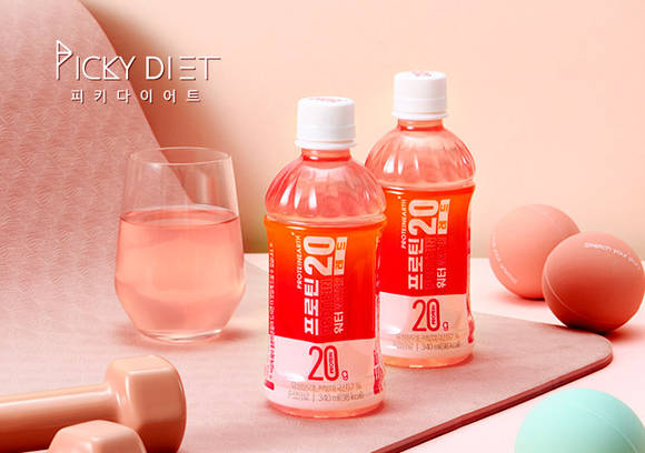 ▲다이어트 식단 큐레이션 마켓 피키다이어트의 단백질 RTD 제품 '프로틴20워터' / 사진=피키다이어트