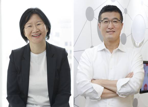 ▲KT 스튜디오지니 공동대표인 김철연 대표(왼쪽)와 윤용필 대표 / 사진=KT