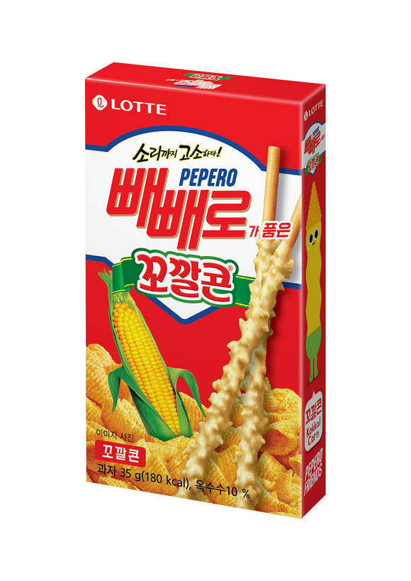 ▲롯데제과의 ‘꼬깔콘 빼빼로’ / 사진=롯데제과