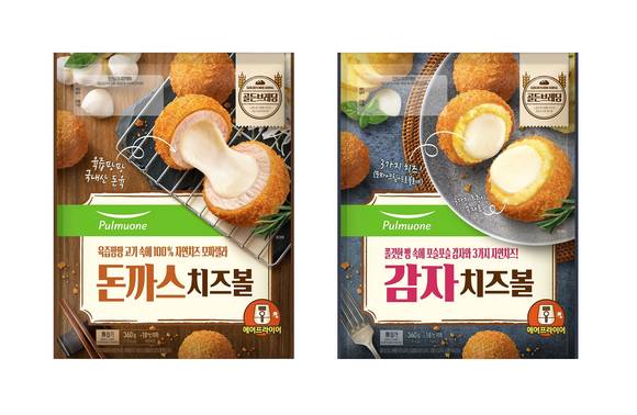 ▲풀무원의 ‘돈까스·감자 치즈볼’ / 사진=풀무원