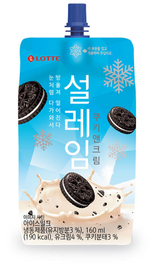 ▲롯데제과의 설레임 쿠키앤크림 / 사진=롯데제과