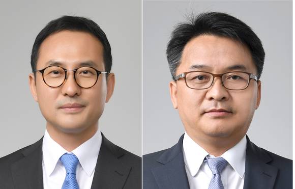 ▲(왼쪽부터) 강철호 현대로보틱스 신임 대표, 박종환 현대에너지솔루션 신임 대표 / 사진=현대중공업그룹