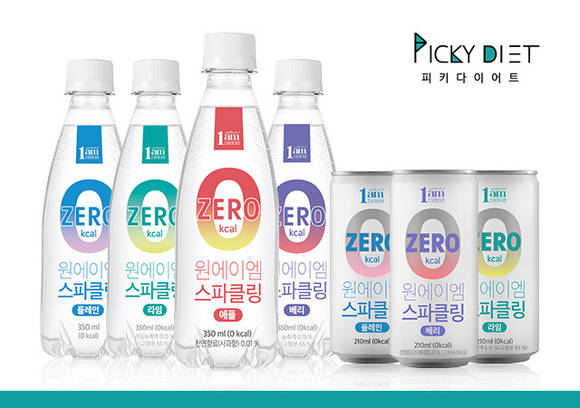 ▲원에이엠 스파클링 애플 / 사진=피키다이어트