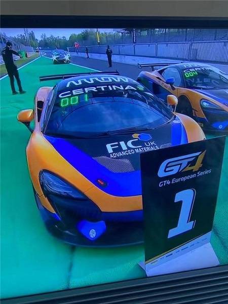 ▲GT4 유로피안 챔피언십 우승 장면 / 사진=FIC UK