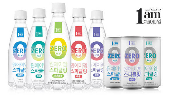 ▲원에이엠 스파클링 5종 / 사진=피키다이어트