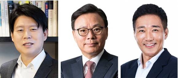 ▲(왼쪽부터) 손영식 신세계 대표, 이길한 신세계인터내셔날 총괄대표, 최문석 신세계까사 대표 / 사진=신세계그룹