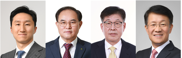 ▲현대중공업그룹이 진행한 사장단 인사에서 사장으로 승진한 (왼쪽부터) 정기선·안광헌·이기동·주영민 사장 / 사진=현대중공업그룹