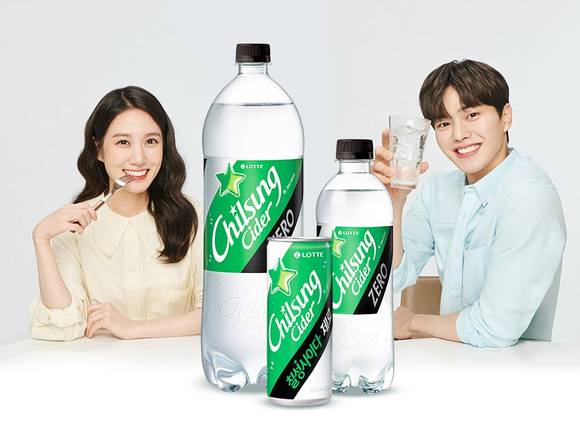 ▲칠성사이다 제로 광고 이미지 / 사진=롯데칠성음료