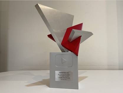 ▲차이커뮤니케이션, 유튜브 웍스 어워드 2021 ‘베스트 YouTube 액션 캠페인 : 온라인 세일즈 증대 부문’ 수상 / 사진=차이나커뮤니케이션