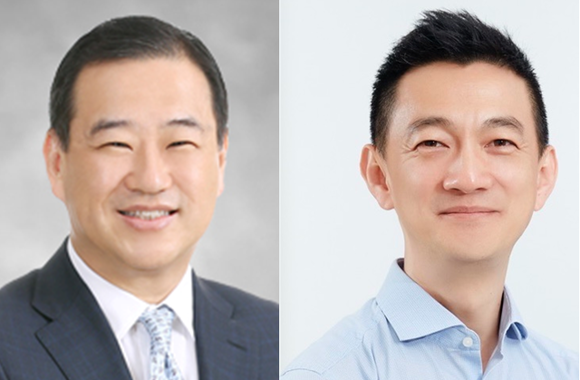 ▲(왼쪽)김상현 유통 총괄대표, 안세진 호텔 총괄대표 / 사진=롯데그룹