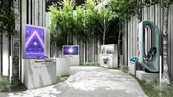 ▲‘CES 2022’ SK그룹 전시 부스 조감도 / 사진=SK텔레콤