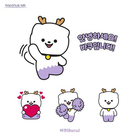 ▲바쿠스랩은 판매 중인 숙취해소제 원상환의 고객들이 제품과 문화를 함께 접하며 친근감을 가질 수 있도록 ‘바쿠’ 캐릭터를 제작해 출시했다 / 사진=바쿠스랩