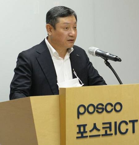 ▲정덕균 포스코ICT 사장 / 사진-포스코ICT