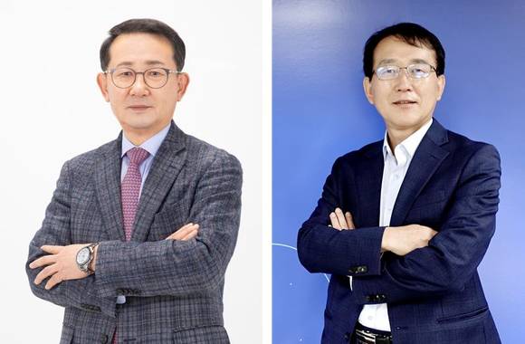 ▲유홍준 에스넷시스템 부회장(왼쪽)과 장병강 에스넷시스템 부사장 / 사진=에스넷시스템