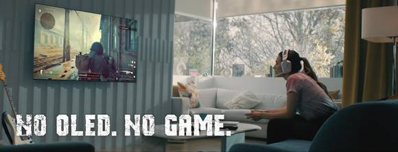 ▲LG디스플레이 'NO OLED NO GAME' 영상 시리즈 '슈팅 게임'편 중 한 장면 / 사진=LG디스플레이