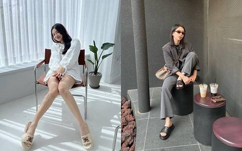 ▲인플루언서 raro97와 인플루언서 e__k.closet / 사진=샘 에델만(Sam Edelman)
