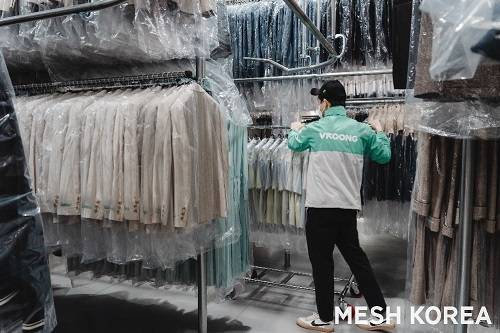 ▲부릉 남양주 의류 전용 풀필먼트센터 / 사진=메쉬코리아