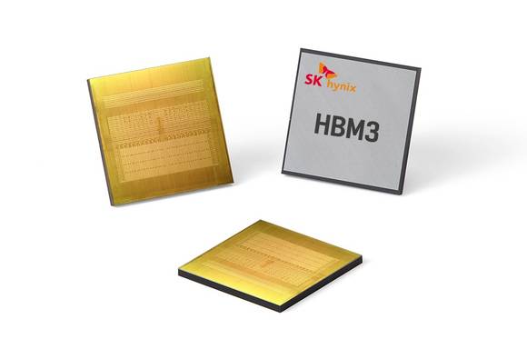 ▲SK하이닉스가 양산하는 HBM3 / 사진=SK하이닉스