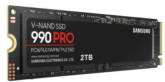 ▲고성능 SSD '990 PRO' / 사진=삼성전자