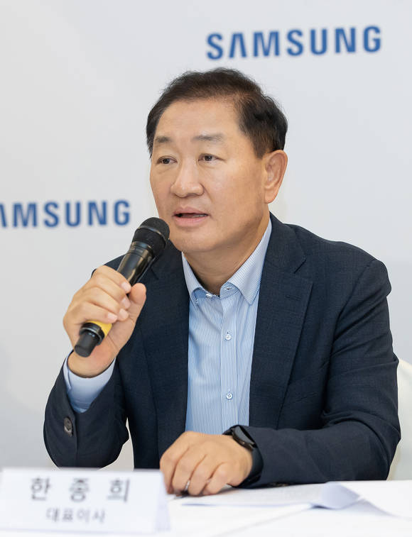 ▲한종희 삼성전자 DX부문장(부회장) / 사진=삼성전자