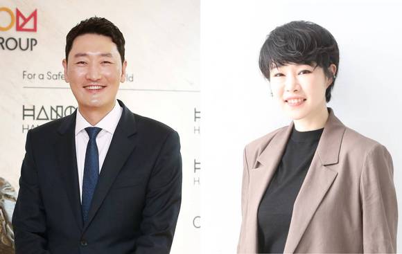 ▲변성준 한글과컴퓨터 대표(왼쪽)와 김연수 한글과컴퓨터 대표 / 사진=한글과컴퓨터