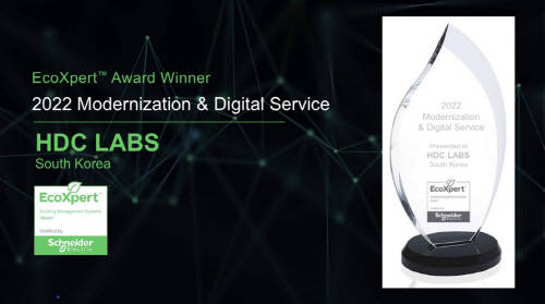 ▲Modernization & Digital Service Award / 사진=HDC랩스