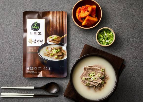 ▲CJ제일제당이 출시한 비비고 냉동 국물요리 신제품 ‘비비고 특설렁탕’ / 사진=CJ제일제당