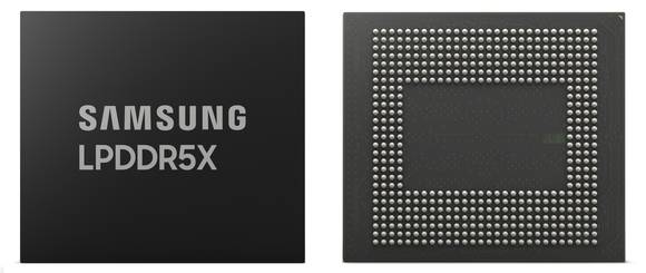 ▲삼성전자 LPDDR5X D램 / 사진=삼성전자